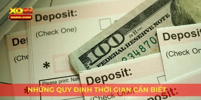 Những quy định thời gian cần biết